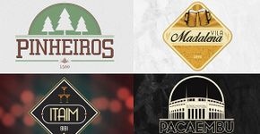 Designer cria logotipos para cada um dos 450 bairros de SP