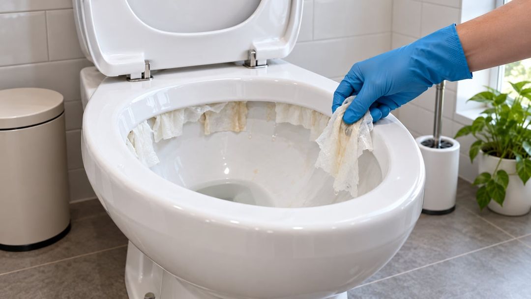 Use luvas, ventile o banheiro e nunca misture vinagre com água sanitária ou produtos clorados – Imagem ilustrativa criada por inteligência artificial