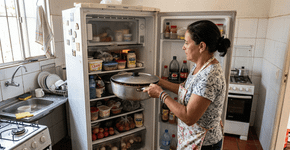 Muitas pessoas não entendem por que não se deve guardar sobras de comida em panela na geladeira