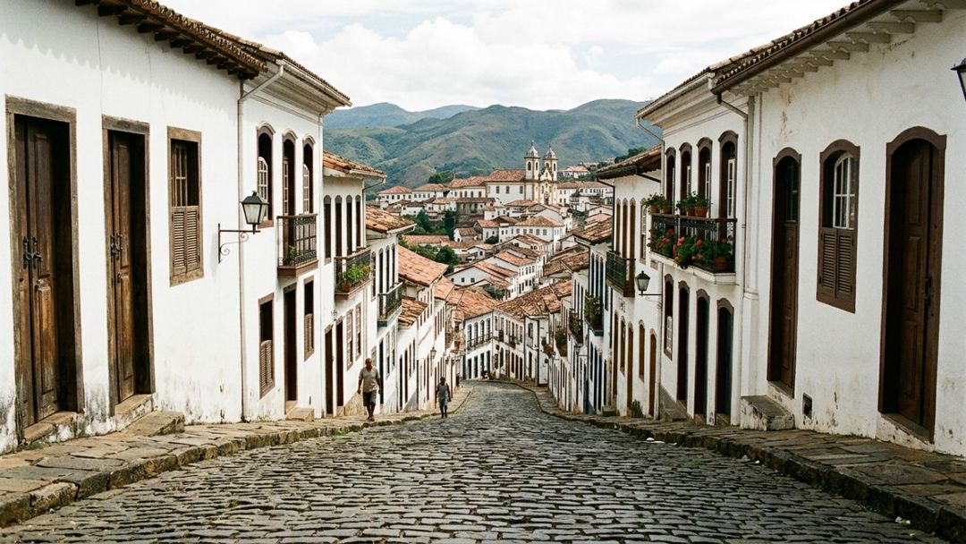 Percorrer o núcleo histórico a pé exige passos atentos para admirar a rica arquitetura colonial.