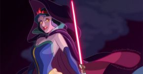 Bonitas ilustrações das Princesas Disney ao estilo Star Wars