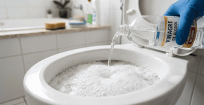 Despeje no vaso sanitário antes da chegada dos convidados: em poucos minutos, o cheiro ficará agradável