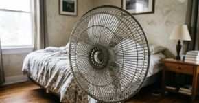 Por que o ventilador acumula tanta poeira mesmo quando a hélice parece limpa
