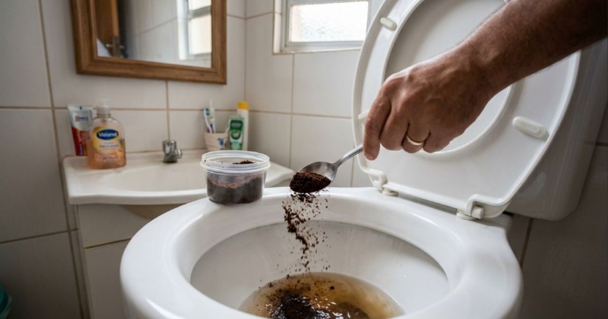 Por que cada vez mais pessoas estão jogando borra de café no vaso sanitário