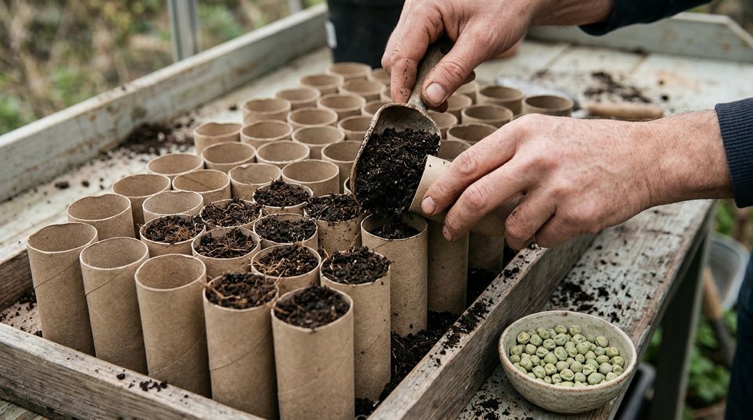 Aproveitar materiais cotidianos na jardinagem é uma forma sustentável e econômica de iniciar uma pequena horta.