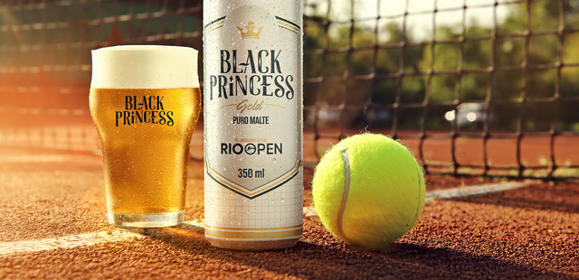 Black Princess entra no clima do Rio Open 2026 com lata especial inspirada no torneio
