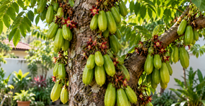A árvore frutífera tailandesa que produz frutos pequenos e pode chamar atenção no quintal
