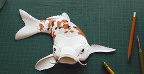 As bonitas e delicadas criações de papel de Calvin Nicholls
