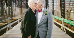 Casal comemora 61 anos juntos com fotos inspiradas em ‘Up’