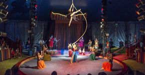 Espetáculo de circo no Sesc Vila Mariana