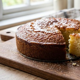 Featured mobile: Os cozinheiros concordam: “Para obter bolo com casquinha crocante por fora, não aumente a temperatura, mas sim polvilhe açúcar sobre a massa antes de assar”