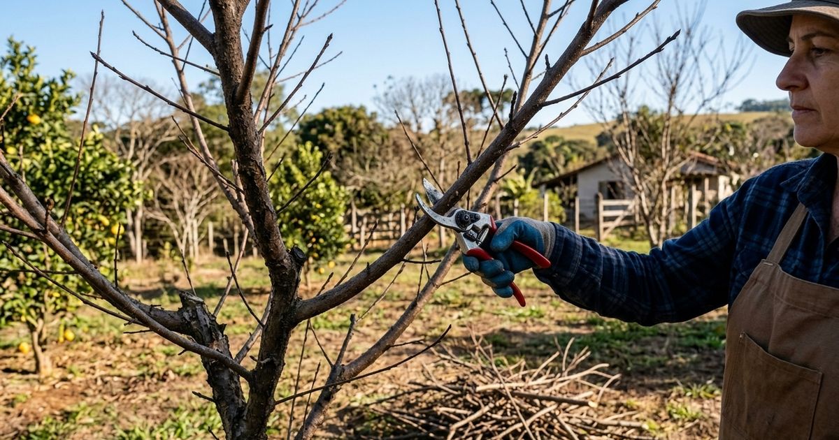 5 frutíferas para podar em agosto e melhorar a próxima colheita