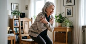 Aos 60 anos, levantar de uma cadeira sem usar as mãos é um movimento simples: o que ele pode mostrar sobre a força das pernas no dia a dia