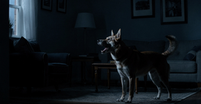 O que significa quando o cachorro começa a latir para o nada todas as noites?