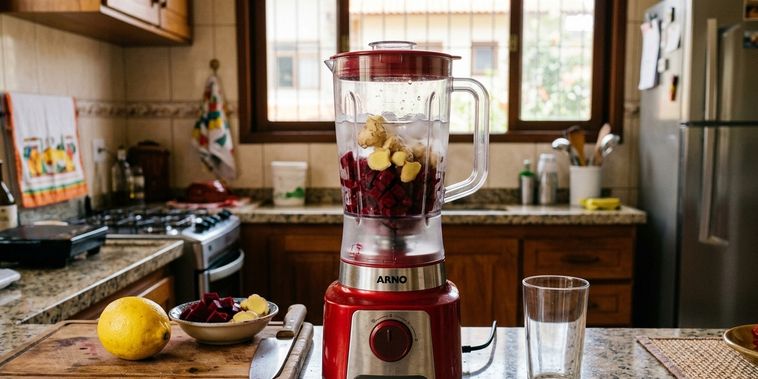 Featured main: Beterraba com gengibre no liquidificador: para que serve e por que beber