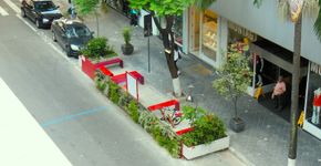 “Zona Verde”, a vaga para pedestres no espaço dominado por carros