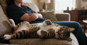 É assim que um gato mostra seu amor: se o seu gato faz isso, você é a pessoa mais querida para o seu animal de estimação