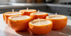 Como criar velas que perfumam a casa inteira usando apenas sobras de frutas