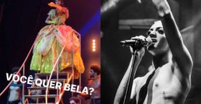 Pabllo Vittar aparece como Bela e se ‘desmonta’ em show no Rio