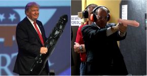 Tumblr reúne montagens de políticos segurando pênis ao invés de armas