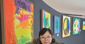 Salão de Exposições do Paço de Santo André recebe as cores e a intensidade das obras de Henrique Yasuhiro