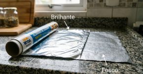 Suecos mostram a serventia de usar uma folha de papel alumínio com o lado prateado ou fosco