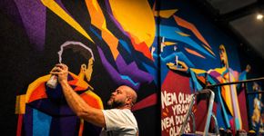 Arte urbana transforma ambiente corporativo em Santo André