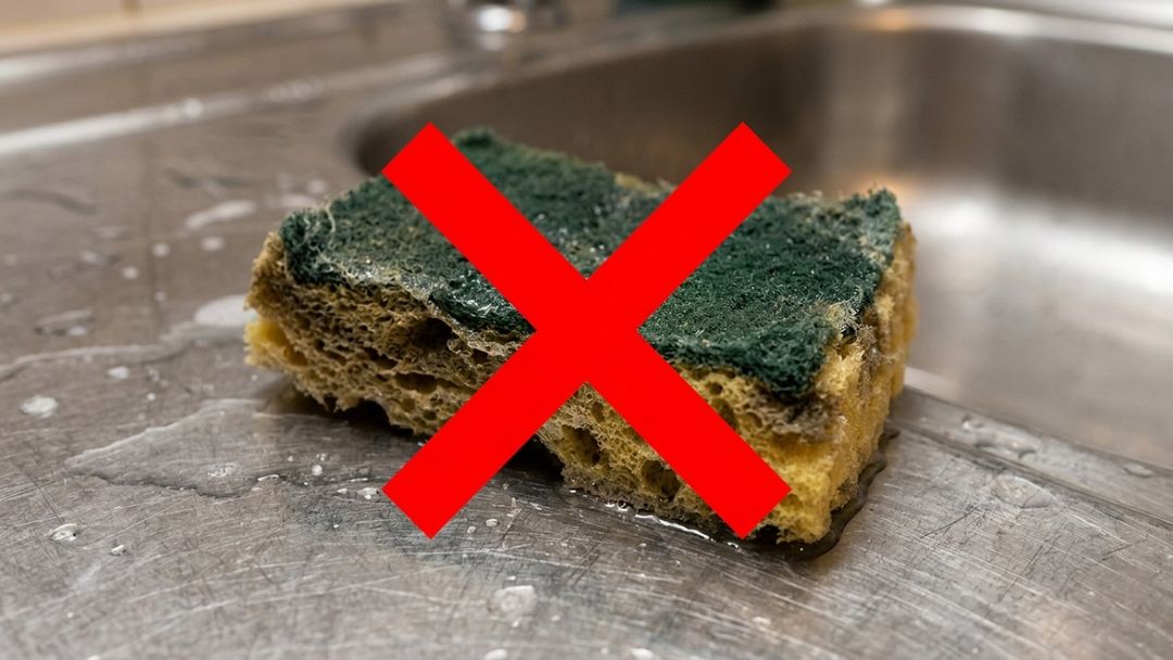 Especialistas recomendam a substituição das esponjas tradicionais por escovas plásticas mais higiênicas.
