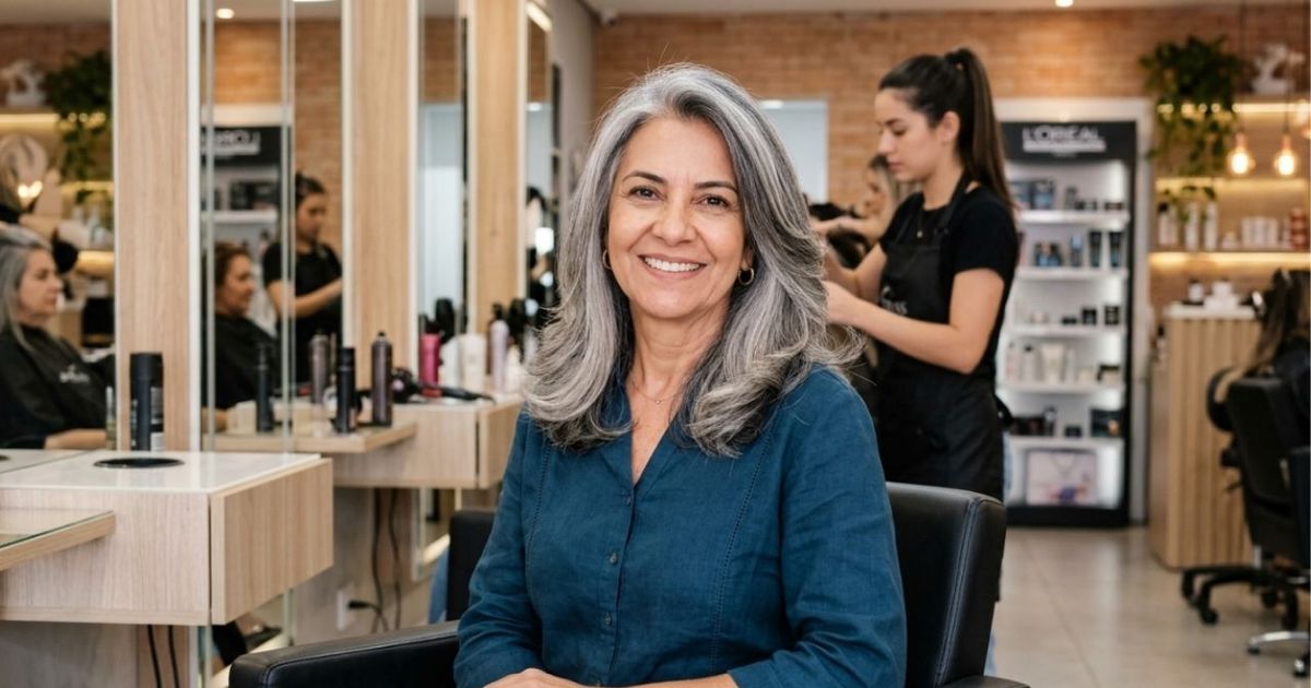 Cabeleireiros profissionais concordam: Depois dos 60 anos, esta é a técnica ideal para assumir os cabelos grisalhos com naturalidade