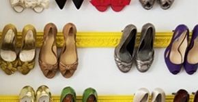 Soluções para guardar sapatos