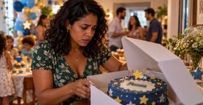 Cliente encomenda um bolo para aniversário infantil, recebe a caixa minutos antes da festa e encontra nome e idade de outra criança escritos na decoração