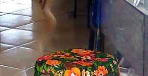 Da almofada ao banquinho: use chita para uma decoração linda e barata