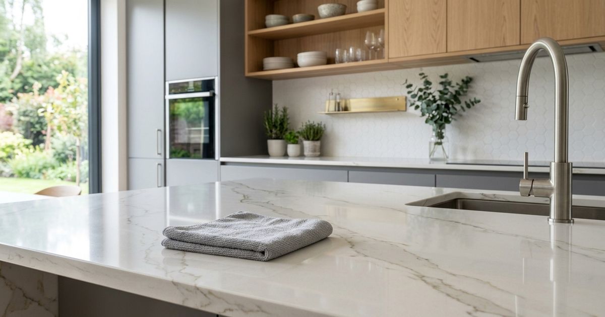 Bancada de cozinha de mármore está fora de moda: a nova opção mais leve, fácil de limpar e que não mancha com o uso