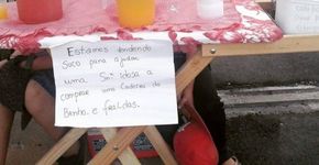 Garotos se mobilizam para ajudar senhora que eles viram na TV