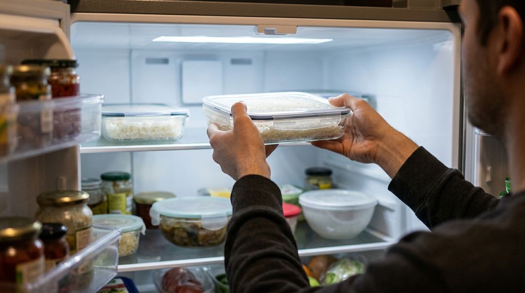 Resfriar o cereal rapidamente e guardá-lo em potes rasos protege a saúde da familia.