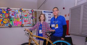 Feira apresenta bicicleta de bambu e mais invenções de jovens