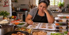 Mulher passa anos vendendo marmitas para complementar a renda, reduz o cardápio depois de quase desistir e descobre que os três pratos mais simples eram justamente os responsáveis pela maior parte das encomendas