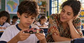 Menino leva sempre o mesmo brinquedo quebrado para a escola, professora pergunta por que ele nunca troca e descobre que foi a última coisa que ganhou do avô