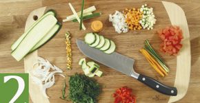 Aprenda as técnicas de corte para preparar corretamente os alimentos
