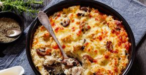 5 receitas de arroz de forno ricas em proteínas para o almoço 