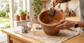 Como fazer a impermeabilização do vaso de barro para a parede não ficar com mancha de umidade e bolor