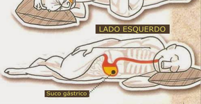 Dormir sobre o lado esquerdo ajuda a melhorar a digestão