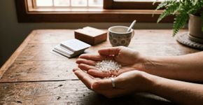 Por que você deve lavar as mãos com sal grosso