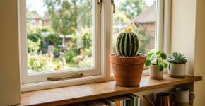 O cacto mexicano é resistente a tudo, mas nunca o deixe perto de janelas que suam