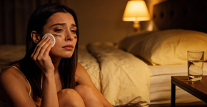 Seu rosto envelhece 10 vezes mais ao dormir com maquiagem