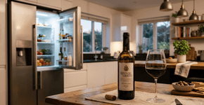 Nas casas europeias o vinho aberto nunca fica na porta da geladeira