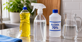 Misture detergente neutro, álcool 70% e água: onde essa solução pode ser usada?