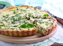 Featured side: Sem ideia para o jantar de sexta-feira? Faça esta quiche de espinafre com queijo de cabra 