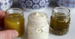 3 molhos de salada superfáceis e deliciosos