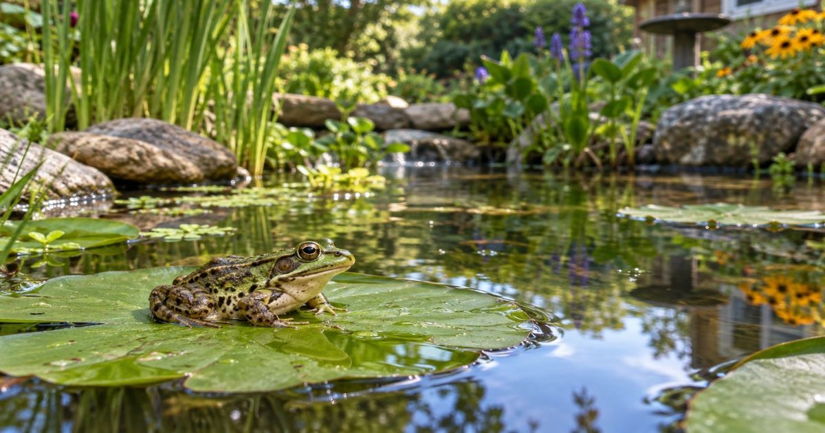 Em 2017, uma garota de 14 anos cavou um lago no quintal para um projeto escolar; 9 anos depois, o espaço virou um ecossistema cheio de vida